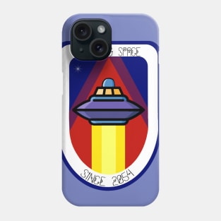 Exploring Space Patch Phone Case