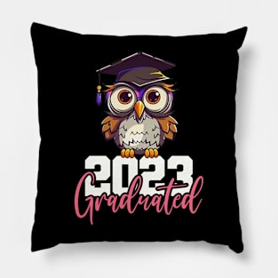 2023 Graduate, Cute Graduation Owl Year Shirt For Her Graduation Done, Graduation 2023, College Graduation, Grad School Shirt Pillow