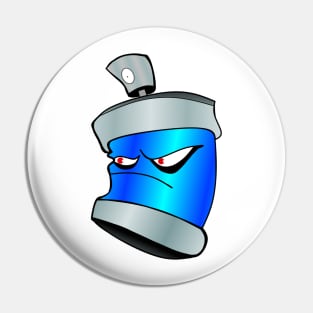 Blue Angry Pepsi Pin