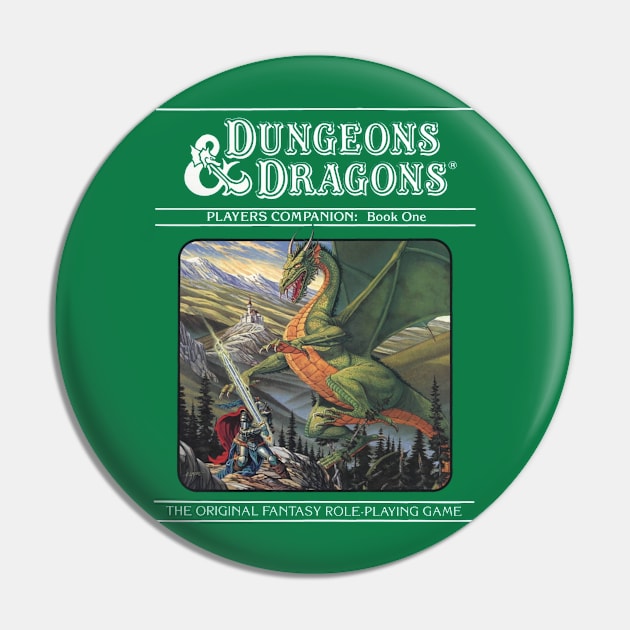 Dungeons and Dragons Companion Set Pin by The Basement Podcast