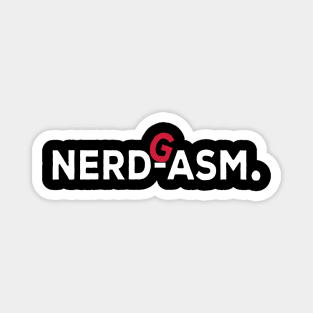 Nerdgasm funny nerd gift Magnet