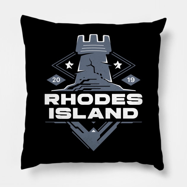 Rhodes Island Emblem Pillow by Lagelantee