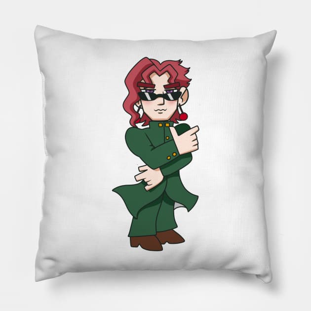 Mini Noriyaki Kakyoin Pillow by emmydragonartz 