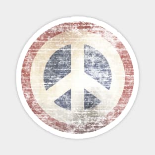 RETRO PEACE SIGN Magnet