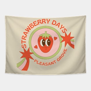 Cute Strawberry Days Pleasant Grove Utah Tapestry