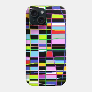 Untitled, line-and-face paintings, abstractions Phone Case