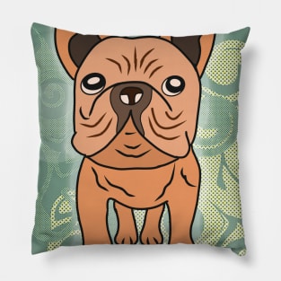 Cute puppy french bulldog Pillow