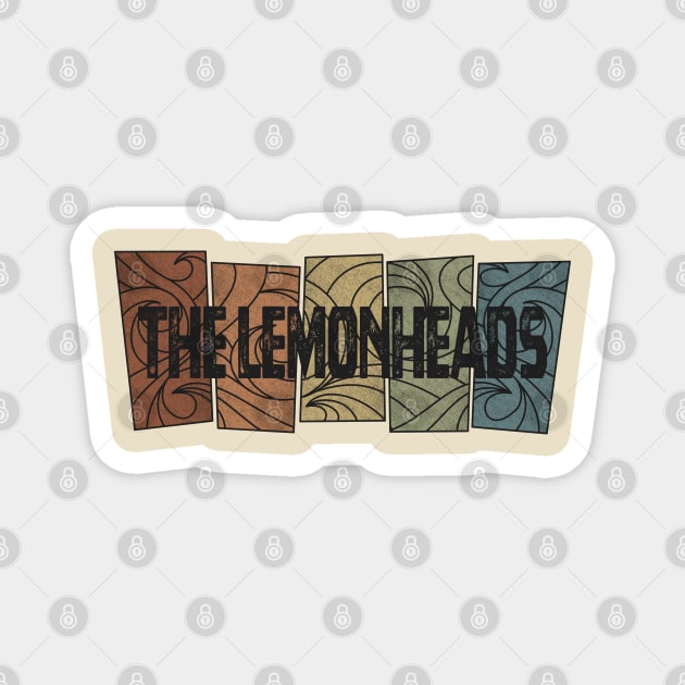 The Lemonheads - Retro Pattern Magnet by besomethingelse