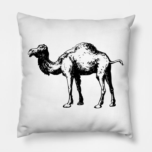 Camel Pillow by linesdesigns