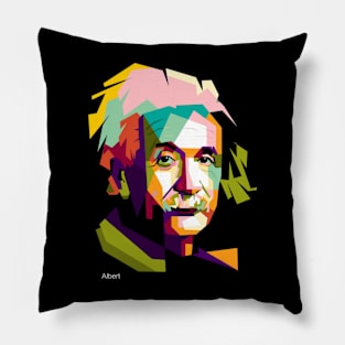 Einstein In Pop Art Pillow