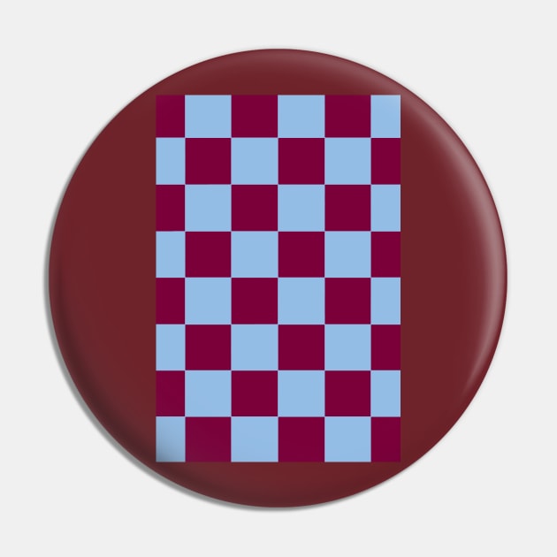 Villa Checkered Flag Pin by Confusion101