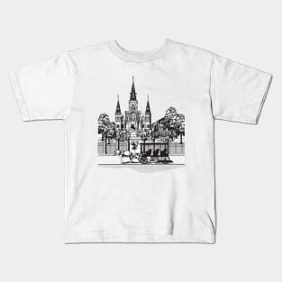 Classic Retro Vintage New Orleans Louisiana Toddler T-Shirt - TeeHex