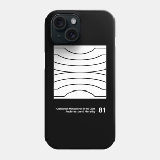 Architecture & Morality / Minimalist Graphic Artwork Design Phone Case