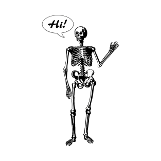 Skeleton Says Hi T-Shirt