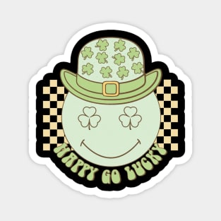 Happy Go Lucky Retro Saint Patrick's Day Magnet