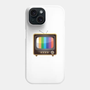 WHITE RETRO TV COLLECTION Phone Case