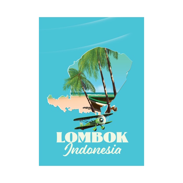 Lombok Indonesia map by nickemporium1