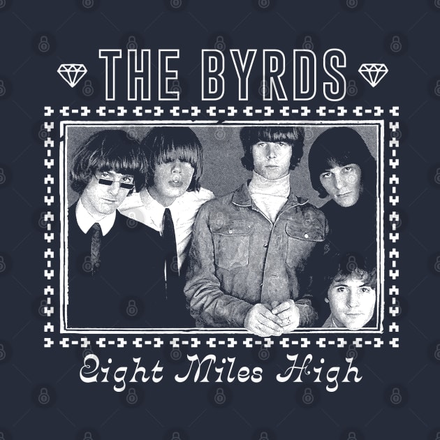 The Byrds // Vintage Style Retro Fan Art by DankFutura