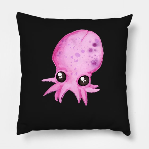 Baby Octopus Pillow by LVBart