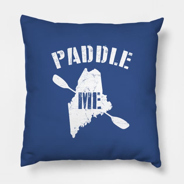 Paddle Maine Pillow by esskay1000