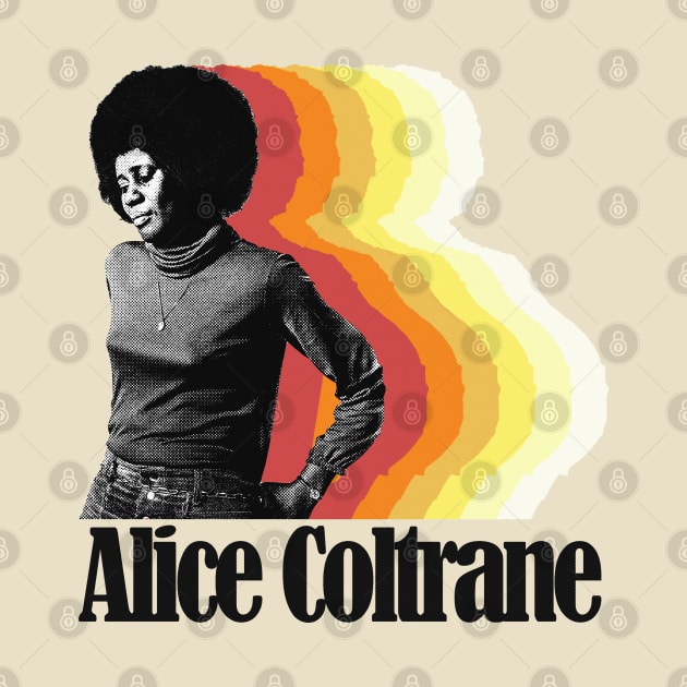 Alice Coltrane ----- Retro Jazz Design by unknown_pleasures