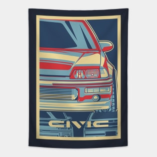 vintage civic Tapestry