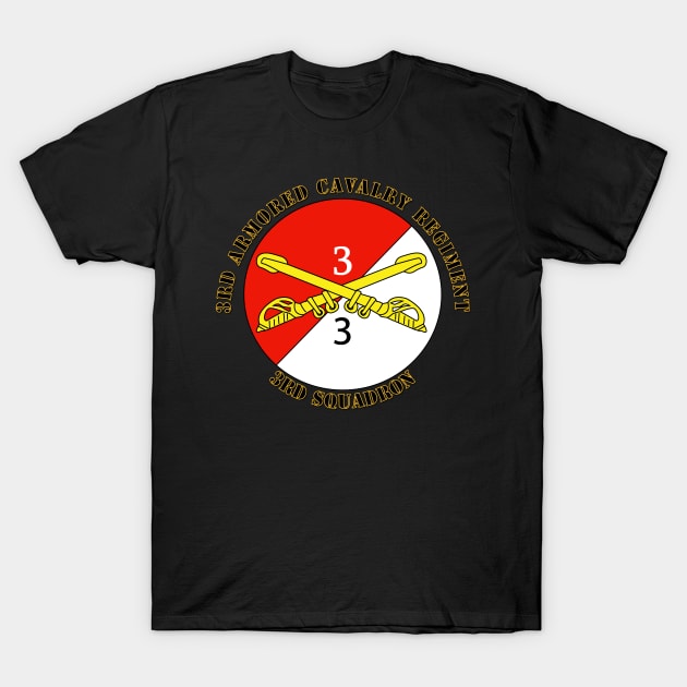 3rd Squadron - 3rd Armored Cavalry Regiment Tshirt 3rd Squadron - 3rd Armored Cavalry Regiment Tshirt