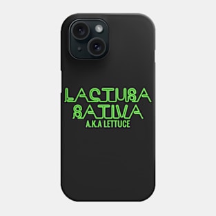 Lactusa Sativa A.K.A Lettuce. Phone Case