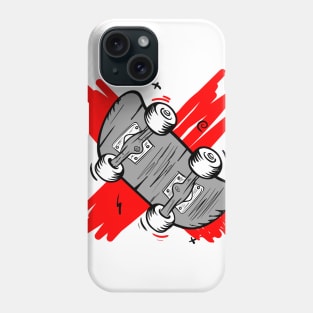 fun skateboarding Phone Case