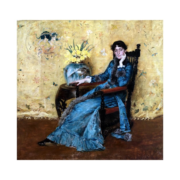 William Merritt Chase Portrait of Dora Wheeler by pdpress