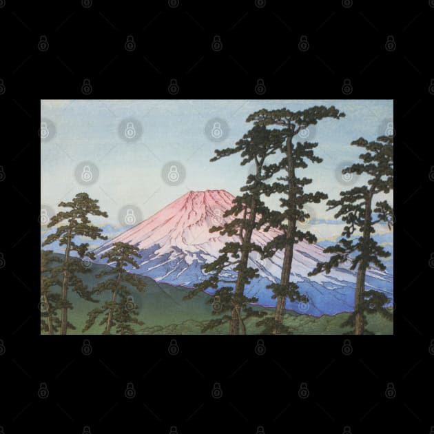 Mount Fuji at Hakone by Kawase Hasui by Takeda_Art