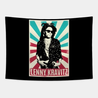 Vintage Retro Lenny Kravitz Tapestry