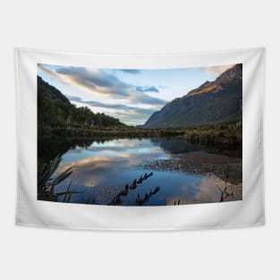 Mirror Lake, South Island, New Zealand Tapestry