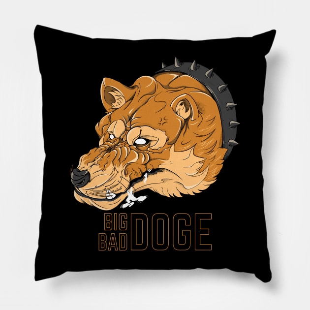 Big Bad Doge Pillow by VALRON