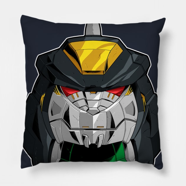 Dragonzord Pillow by BayuBaruna