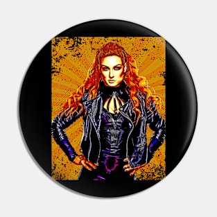 Becky Lynch // Retro Comics Style Pin