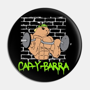Bodybuilding and exercise Capybara Pin