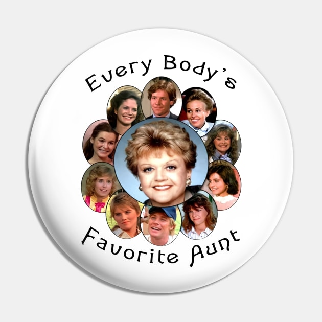 Everybody's Favorite Aunt Jessica Fletcher Angela Lansbury Vintage Pin by Hoang Bich