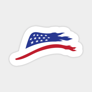 Patriotic Fedora Magnet