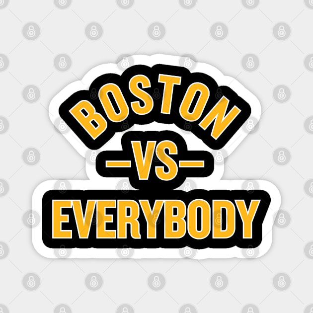 Bruins vs. Everybody! Magnet by capognad