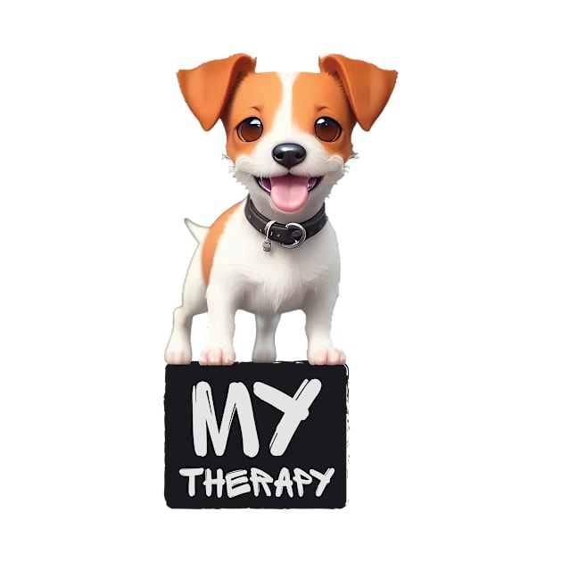 Just My Emotional Support Jack Russell Terrier by Dmytro