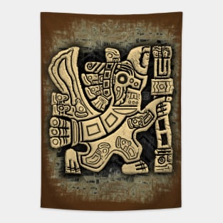 Aztec Eagle Warrior Tapestry