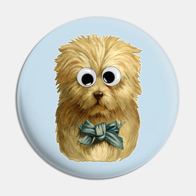 Googly Eyed Pupper Pin by DankFutura