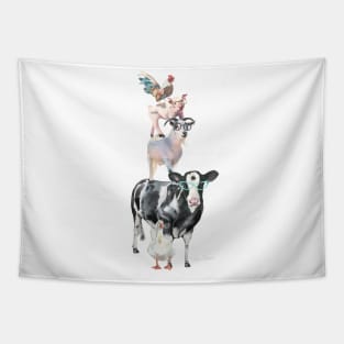 Farm Animal Family C1 Tapestry