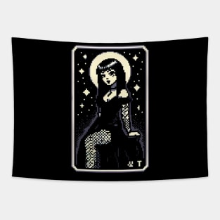 gothic style - goth 8bit pixel art Tapestry