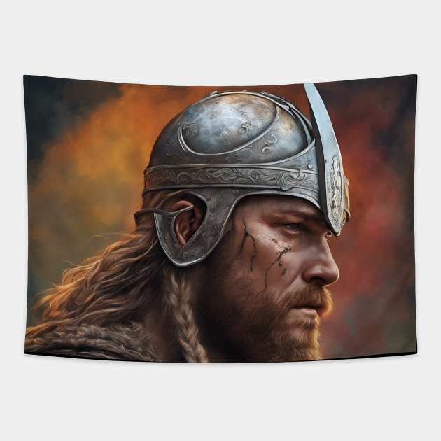 Viking Warrior 2# Tapestry by Planet Jiberish