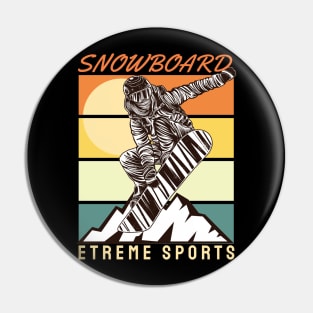 Snowboard - Extreme sports Pin