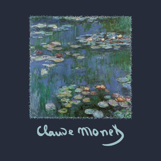 Waterlilies by Claude Monet by MasterpieceCafe