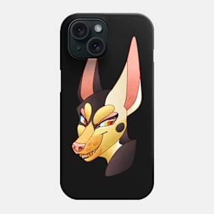 Draco Piebald Doberman Bust Phone Case