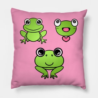 Super Mega Kawaii Frog Pillow